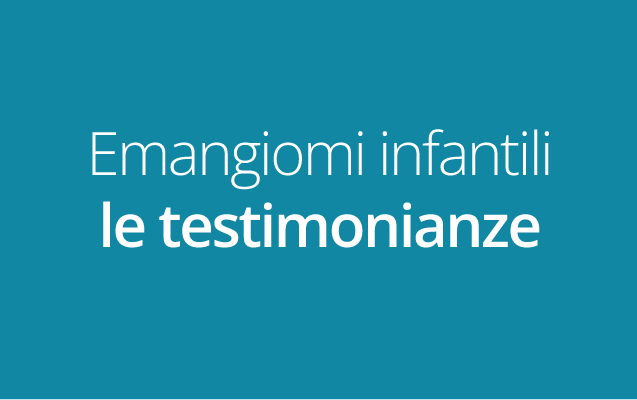  Emangiomi infantili: le testimonianze raccolte da FRAME
